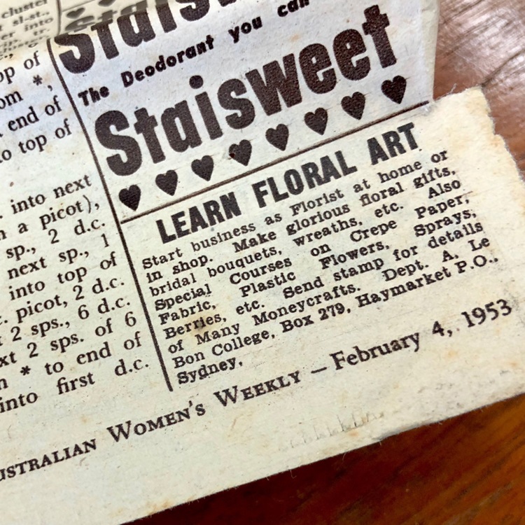 sewingkit vintagenewspaper keysborough